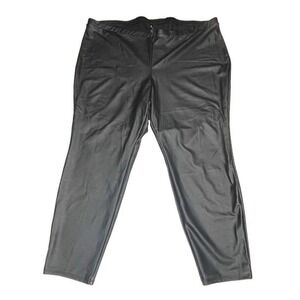 Torrid Black Faux Leather Leggings N0364